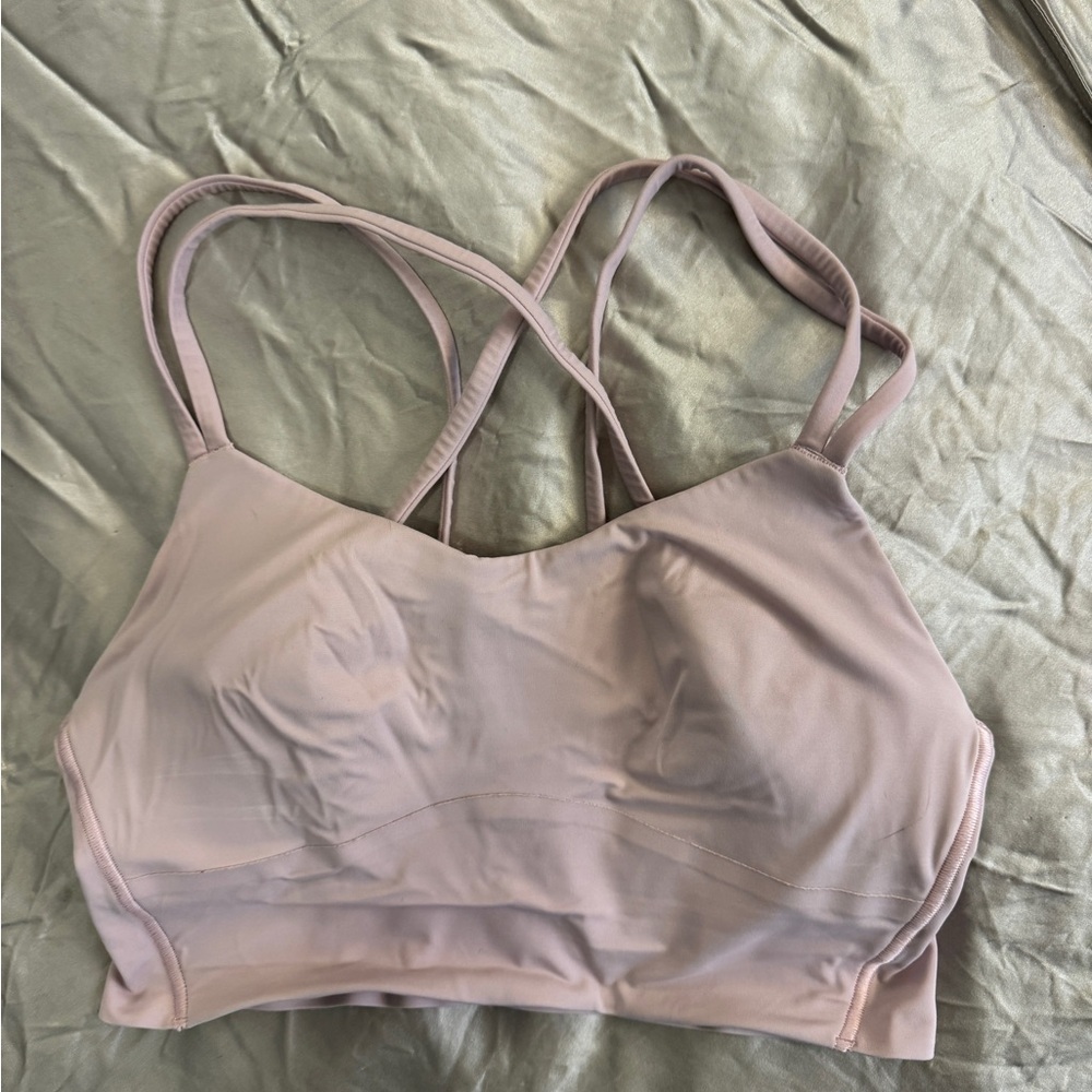 Women's Cross-Back Sports Bra - Pink